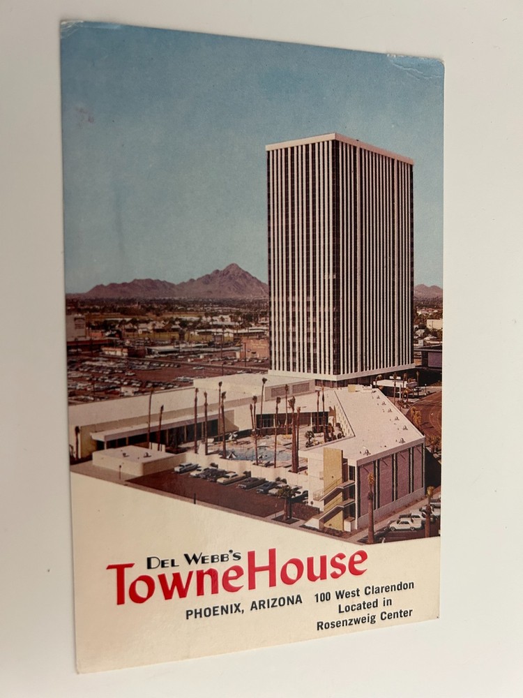 Del Webb's Towne House TowneHouse Phoenix Arizona AZ Postcard