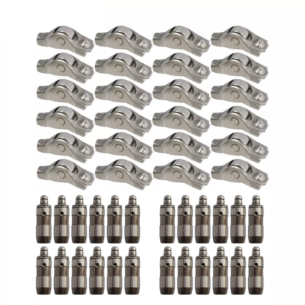 48PCS Valve Lifters Lash Adjusters & Rocker Arm For 05-14 Ford Mustang 4.6L 5.4L