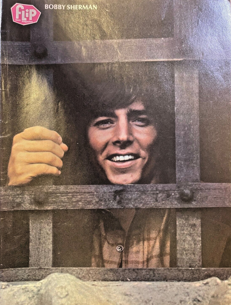 1969 Vintage Illustration Musician Bobby Sherman