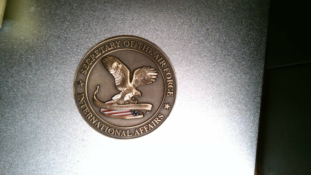 CHALLENGE COIN SECRETARY OF THE AIR FORCE INTERNATIONAL AFFAIRS INDO PACIFIC REG