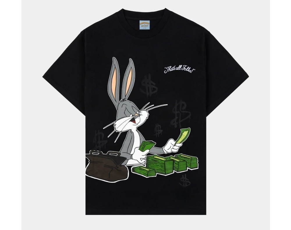 Shoe Palace SP x Looney Tunes Money Bugs Short Sleeve Shirt  Men's Size Large