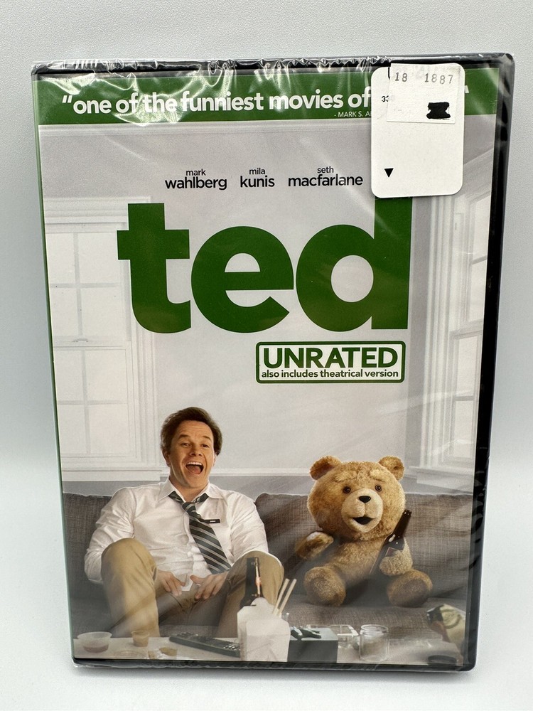 “Ted” DVD Mark Wahlberg Unrated (Brand New Sealed)