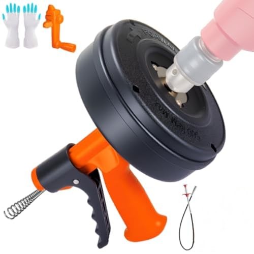 Drain Snake Clog Remover - Hair Drain Auger Tool for Bathroom, Kitchen, Tub &