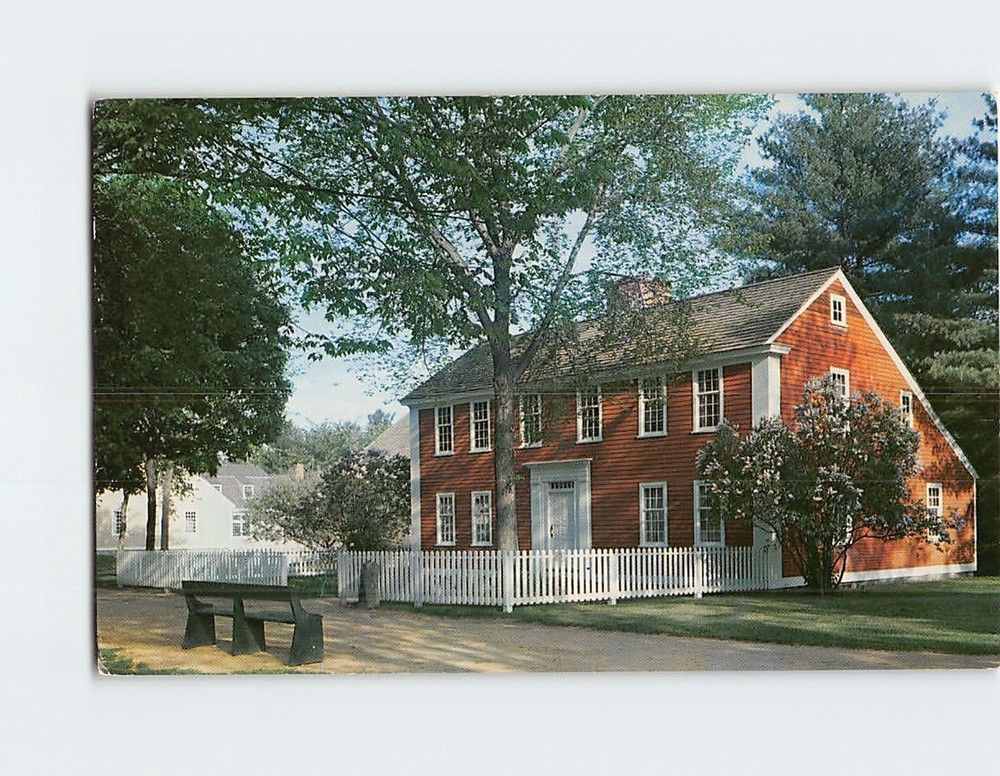 Postcard Solomon Richardson House Old Sturbridge Village Massachusetts USA