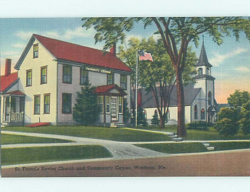 Linen COMMUNITY CENTER Winthrop by Monmouth & West Gardiner & Augusta ME AD1115