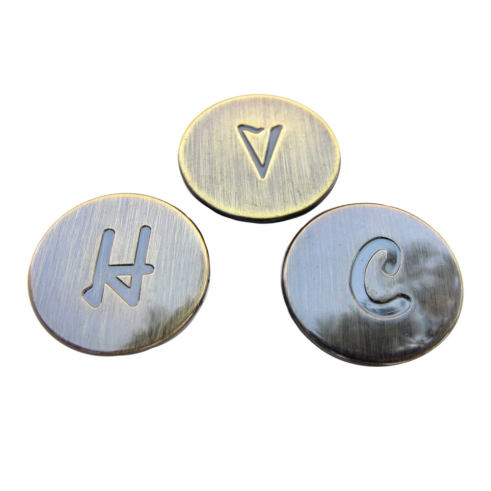 Price Pfister Windsor Series Hot/Cold/Diverter Handle Buttons, Antique Brass