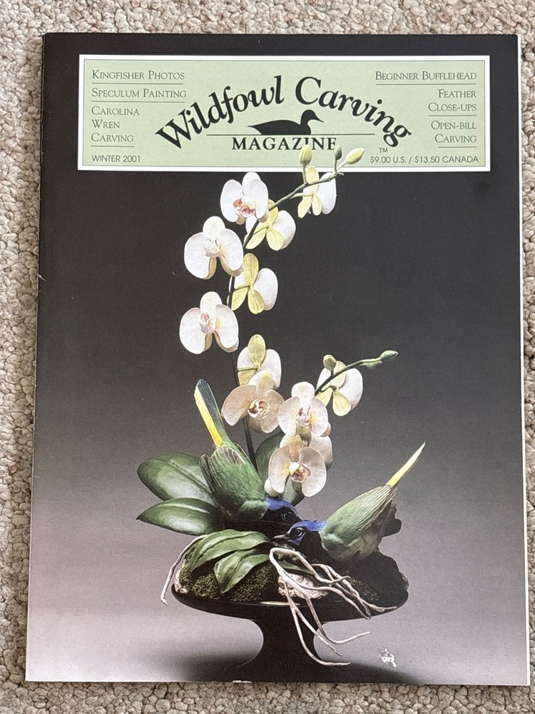 Wildfowl Carving Magazine - Winter 2001  excellent