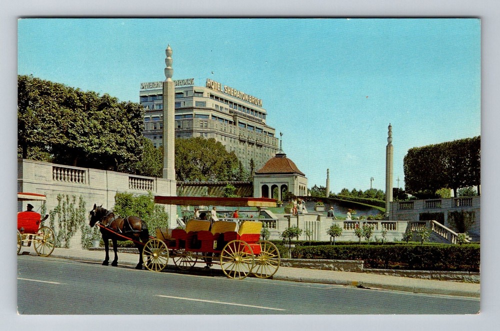 Canada- Niagara Falls Ontario Sheraton Brock Hotel Old Post PC Vintage Postcard