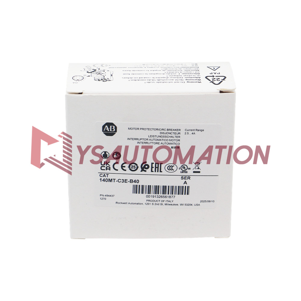 ALLEN BRADLEY 140MT-C3E-B40 Motor Protector / Circuit Breaker