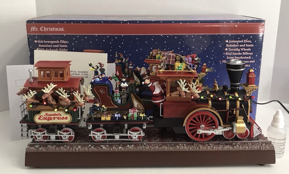 Mr. Christmas Animated Musical Santa's Train Express *Read*