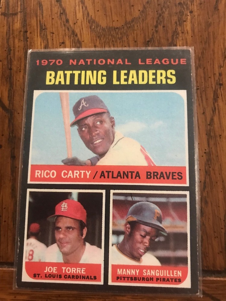N.L. Batting Leaders 1971 Topps Baseball Card