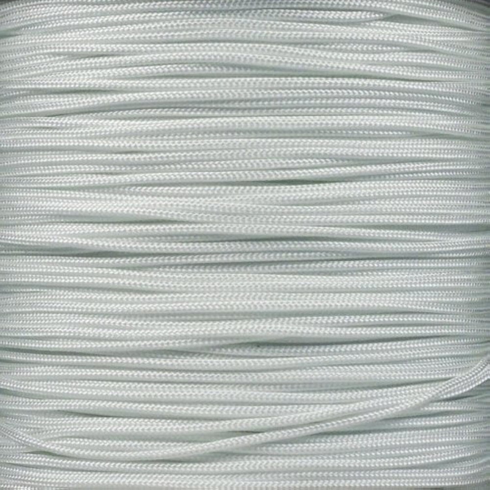 95 lb Paracord - 1 hilo tipo I cable de paracaídas para exteriores y hágalo usted mismo - blanco (...