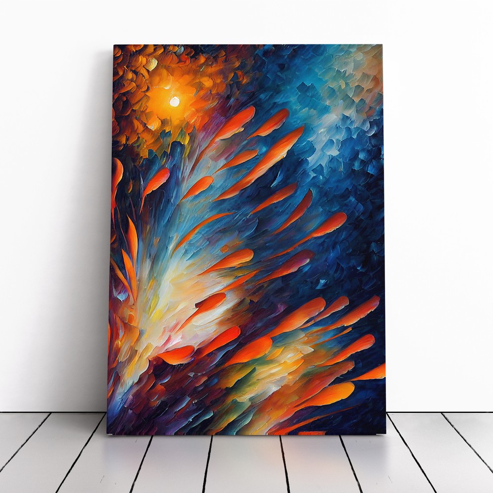 Beauty Of The Coral Reef No.2 Canvas Wall Art Print Framed Picture Home Decor