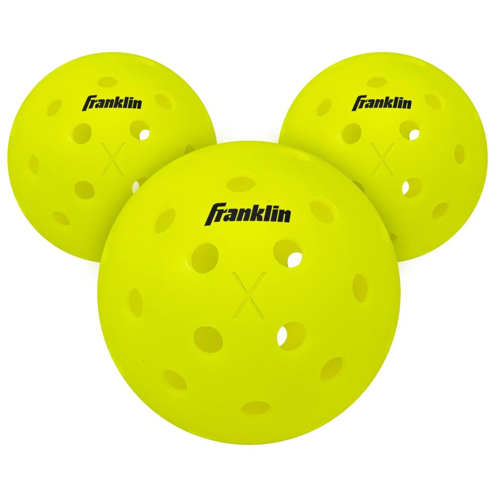 Franklin Sports Outdoor Pickleballs - X-40 Pickleball Balls - USA Pickleball