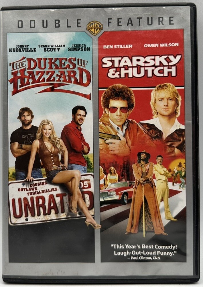 Dukes of Hazzard & Starsky & Hutch Widescreen Ben Stiller Owen Wilson 2004