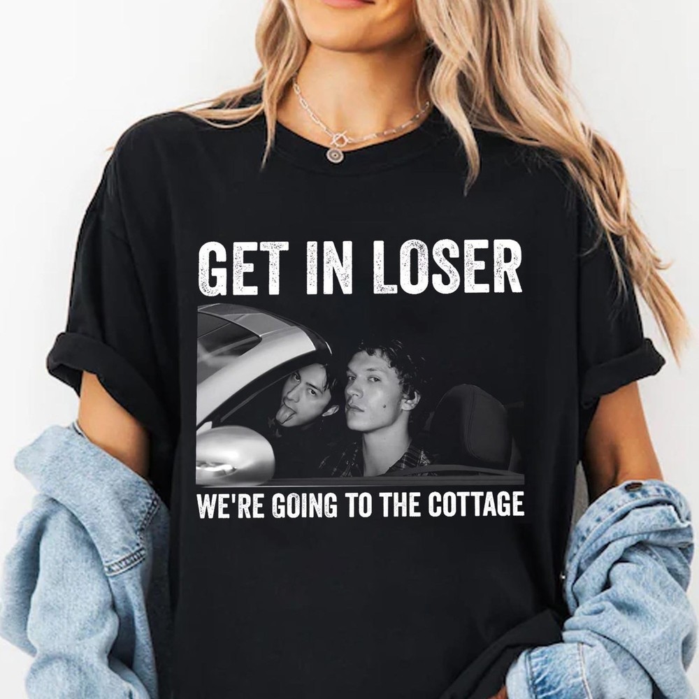Heated Rivalry T-Shirt, Get In Loser We're Going To The Cottage Unisex Tee S-5XL