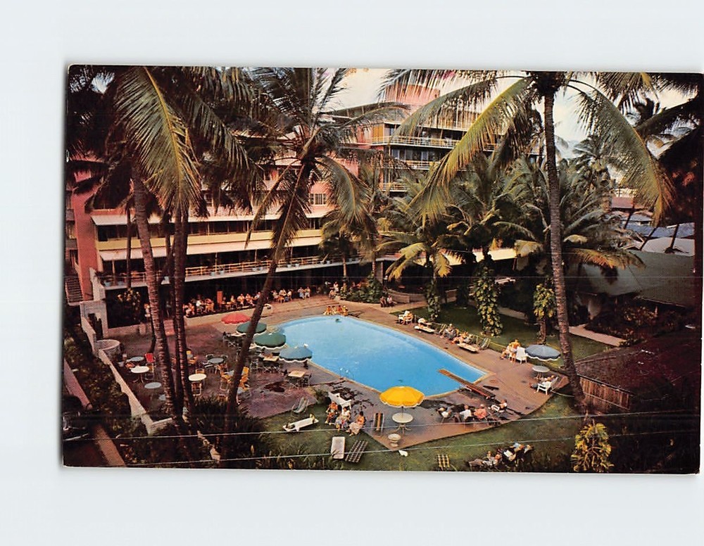 Postcard The Edgewater Hotel Waikiki Beach Hawaii USA