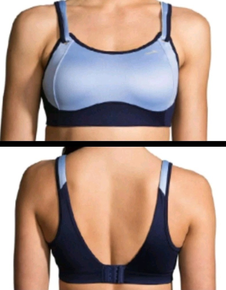Brooks Women's Fiona Hook And Loop Adjustable Strap Sports Bra! 32C Excellent