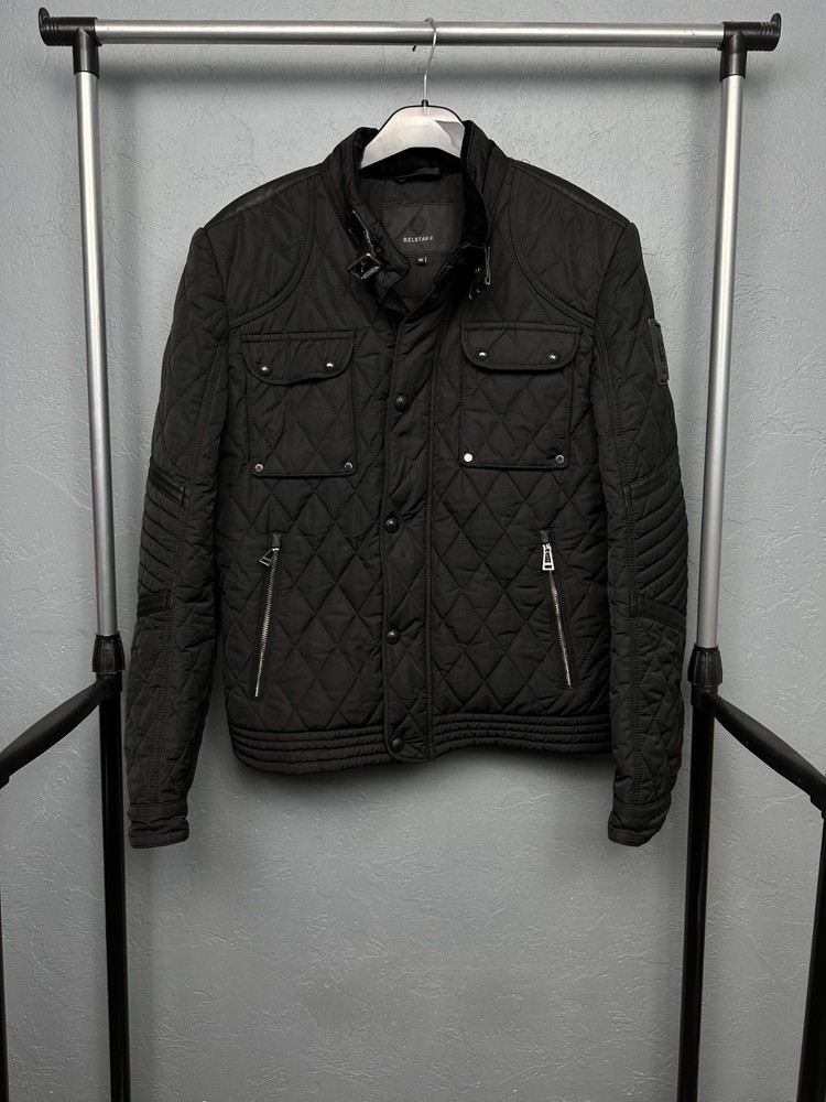 Belstaff Mens Quilted Insulated Biker Jacket Size M