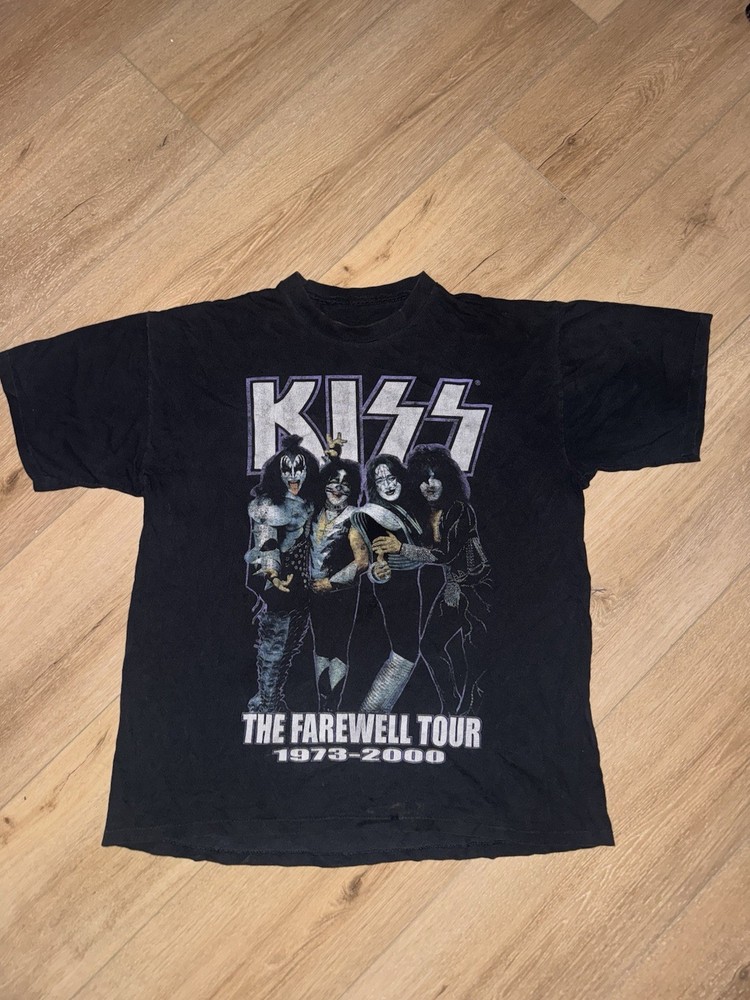 KISS 2000 FAREWELL TOUR T-SHIRT Size L USED