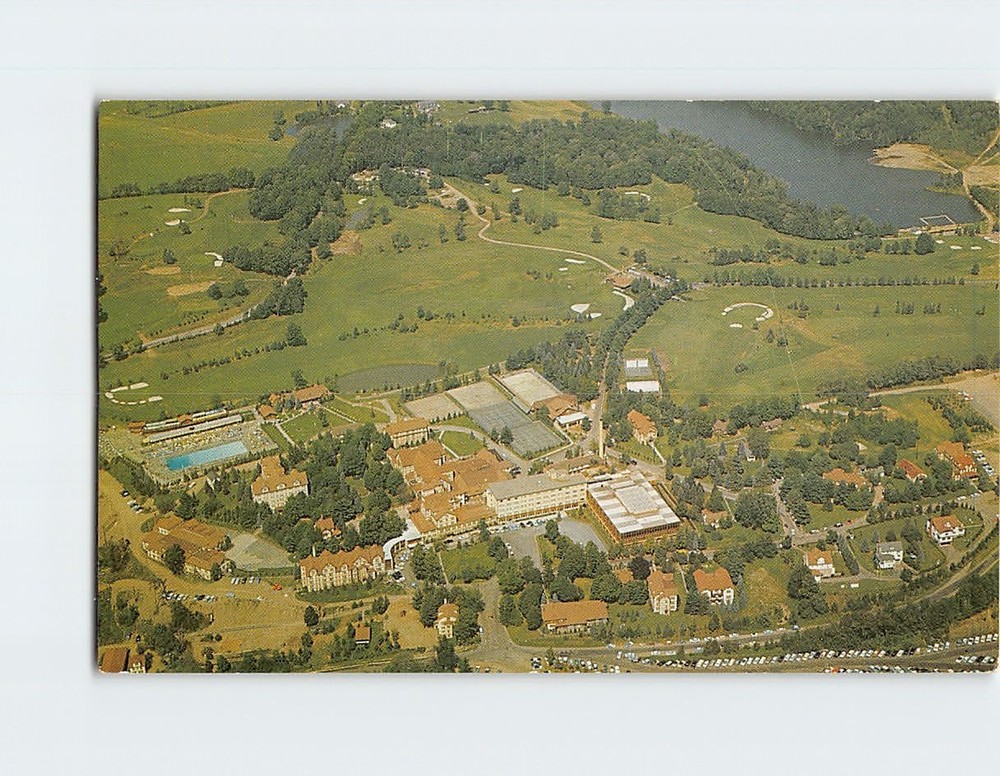 Postcard Aerial View Grossinger's NY USA