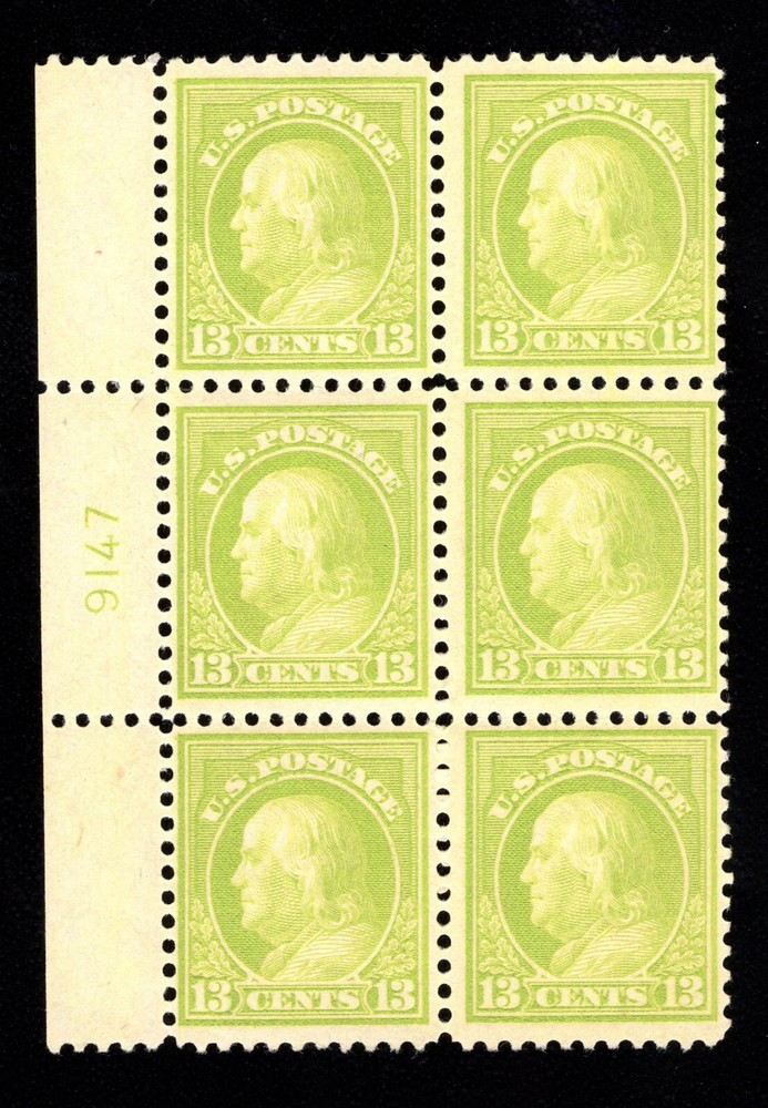 MOMEN US Stamps #513 Plate Block of 6 Mint OG NH Lot 92678