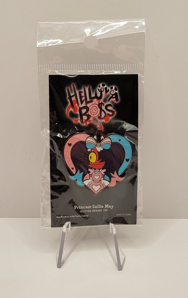 Helluva Boss Hell's Belles Princess Sallie May Glitter Enamel Pin Vivziepop