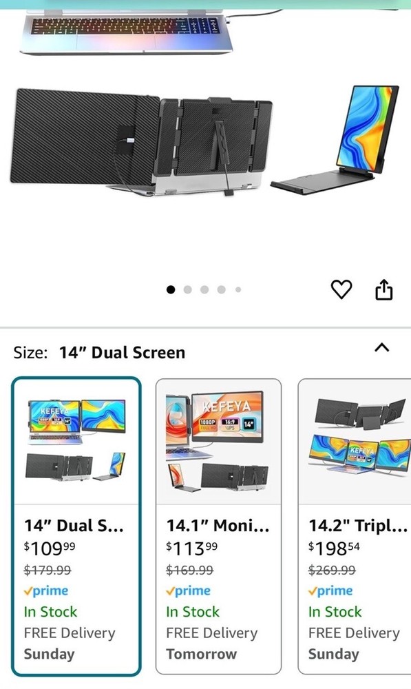 Extensor de Pantalla para Portátil, 14