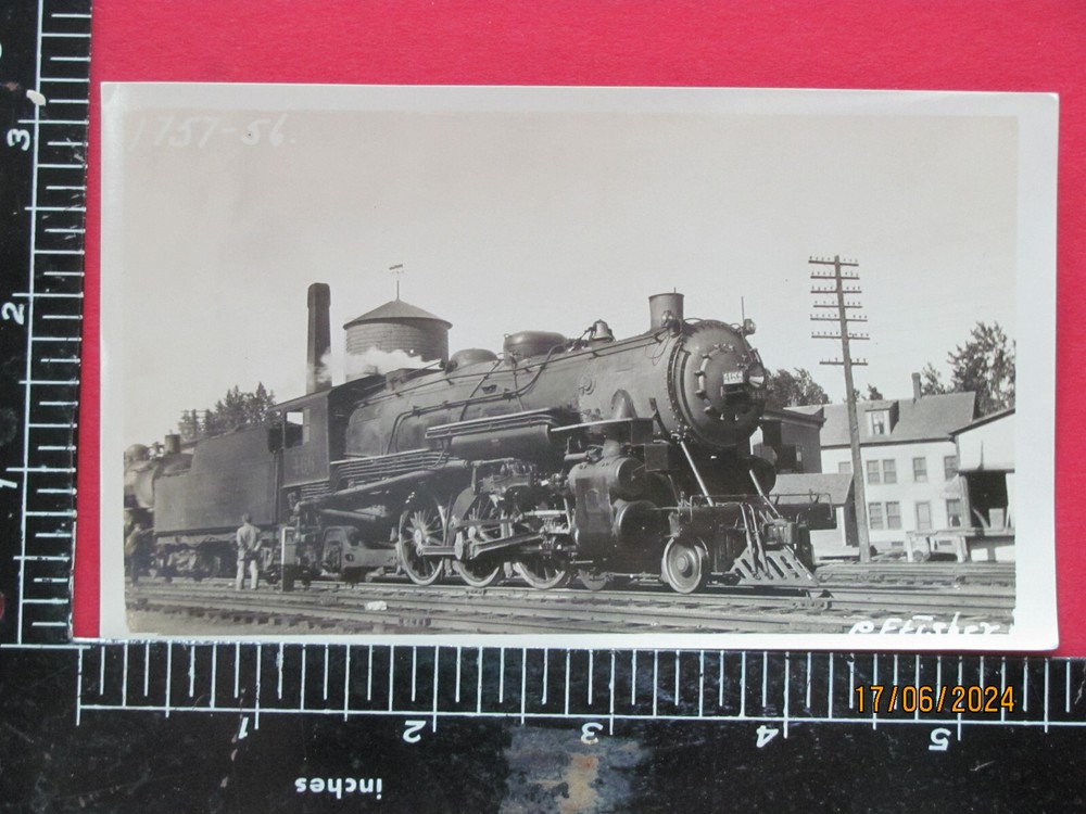 Illinois Central Railroad 4-6-0 Locomotive #572 Original Ic Rr Photo