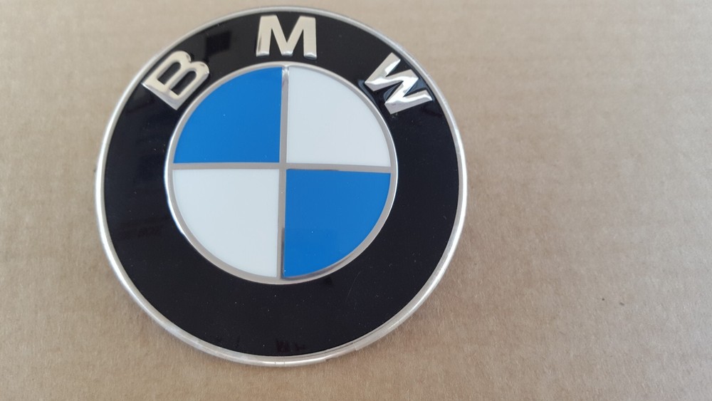 BMW 5/8 Series/X3/X4 17-22 Hood & Deck Lid BMW Emblem OEM 51147463684