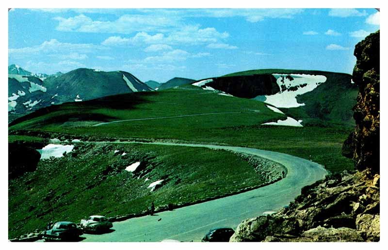 POSTCARD SCENE Rocky Mountain National Park Colorado CO m/09 AQ5265