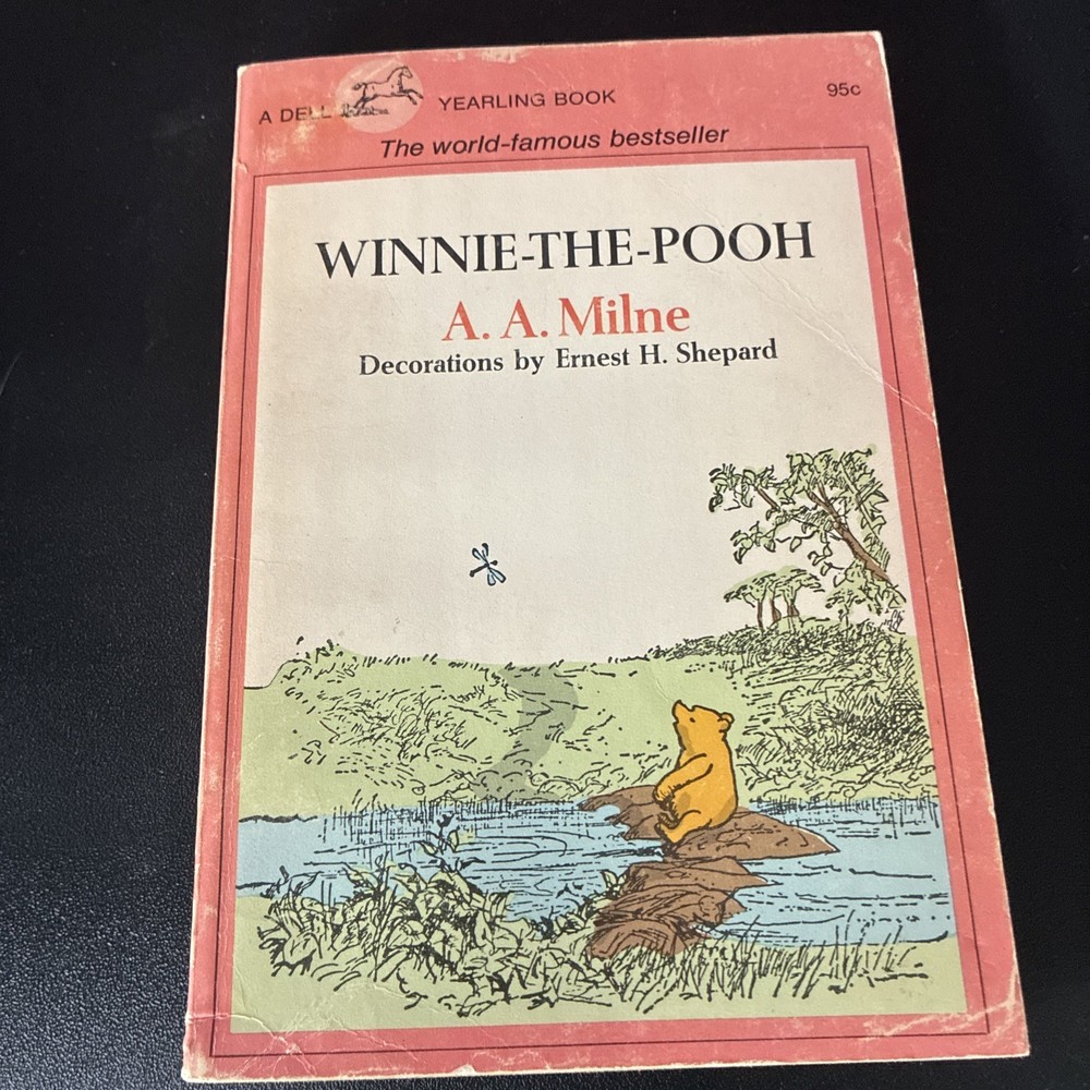 Winnie the Pooh by A.A. Milne 1971 Vintage Paperback Dell Published