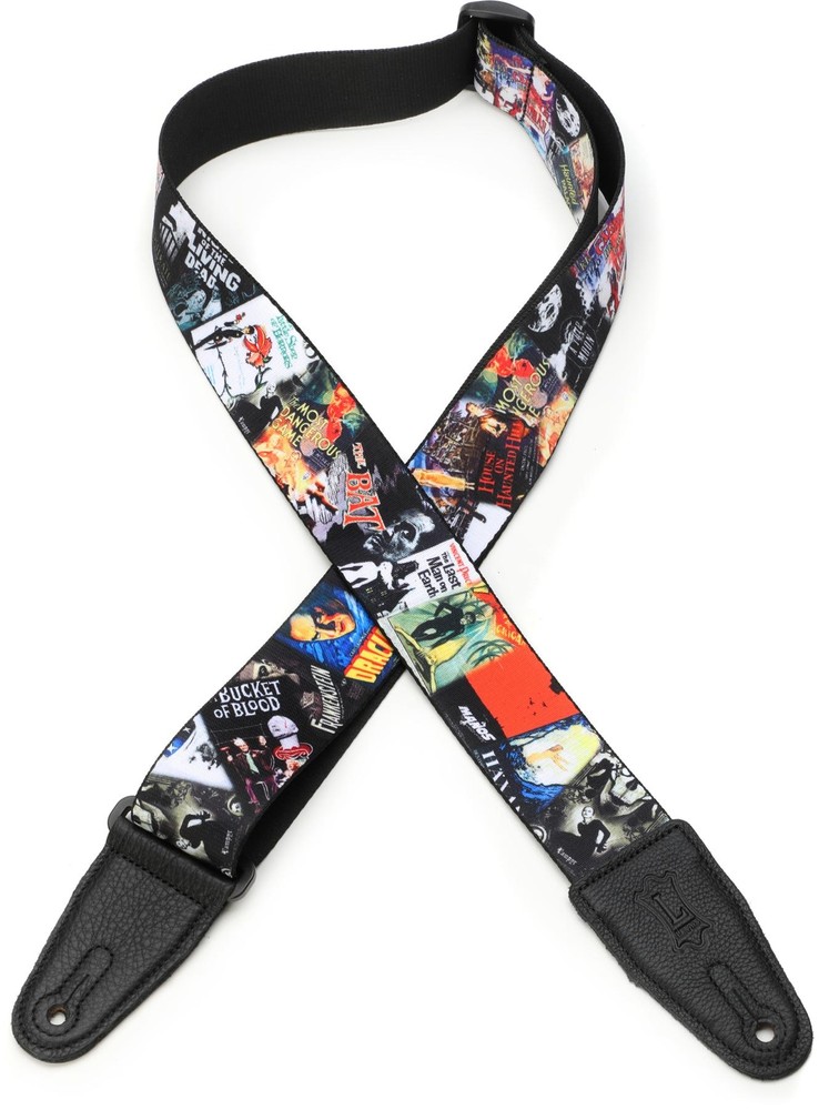Levy's 2-inch Halloween Guitar Strap - Horror Classics