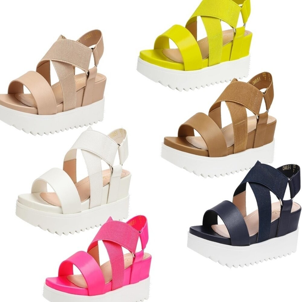 Women Platform Wedge Sandals Ankle Strap Open Toe Summer Sandals Shoes