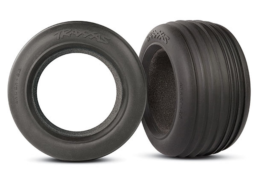 Traxxas 1/10 Nitro Rustler 2.5 * 2 RIBBED FRONT 2.8