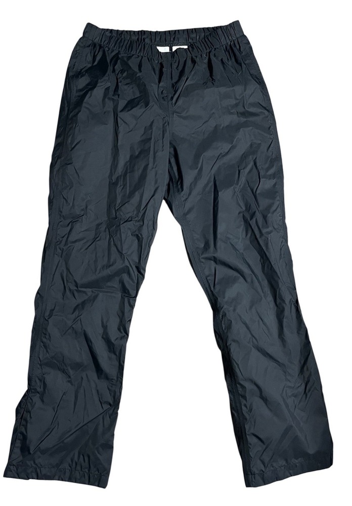 Columbia Omni Tech Rain Pants Mens Medium Black Waterproof Hiking Outdoor