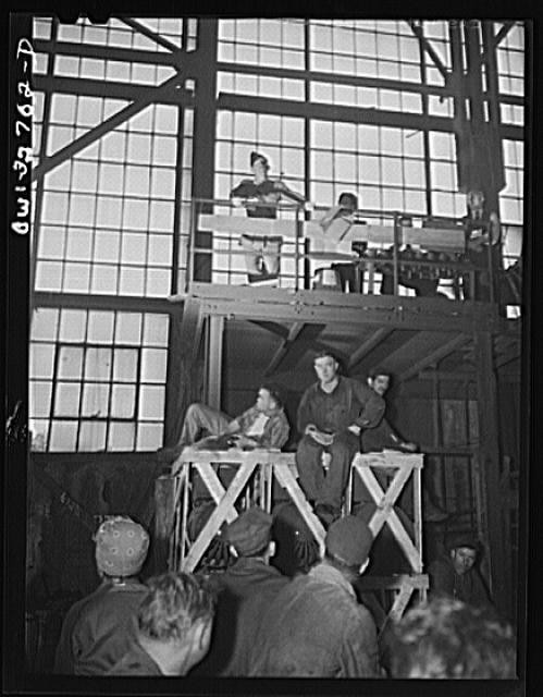Oswego New York 1900s Fitzgibbons Tank Factory Workers Industrial Interior