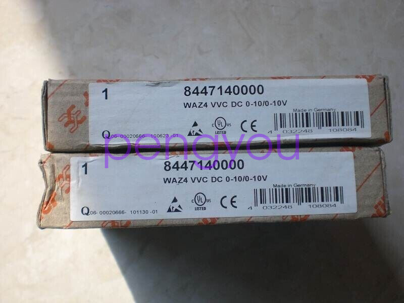 1  PC NEW   Weidmüller Isolator  8447140000  Brand new Fedex or DHL