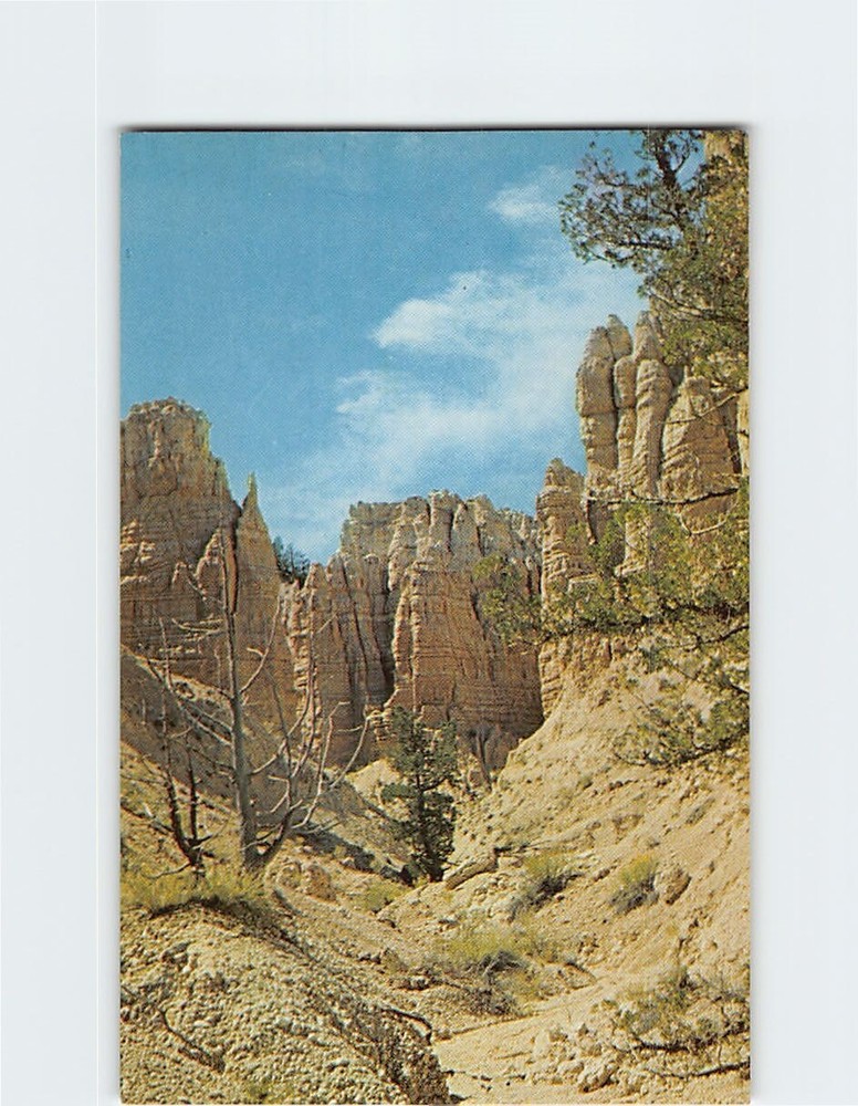 Postcard View In  Badlands National Monument South Dakota