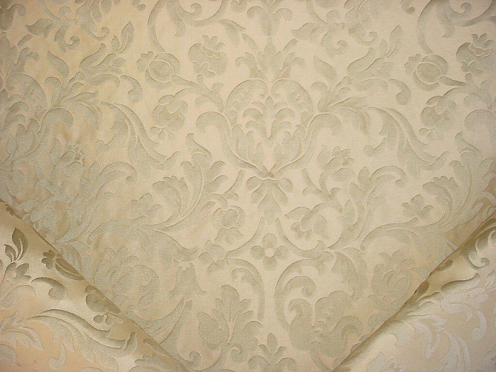 15Y Kravet Couture Windsong Brocatelle Sage Baroque Damask Upholstery Fabric