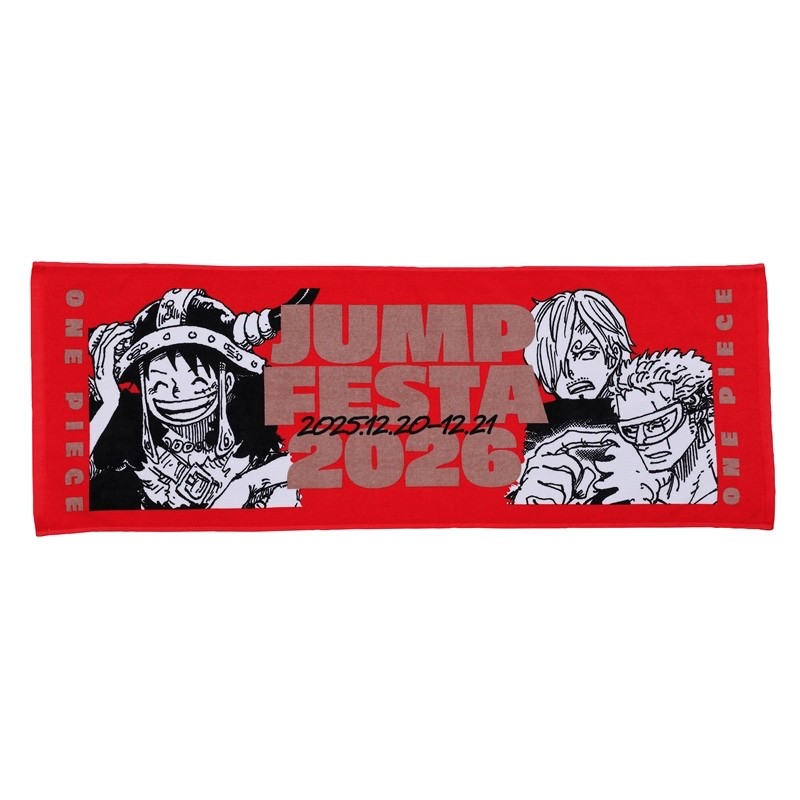 one piece  Jump Festa 2026 limited  towel Luffy Zoro Sanji Japan