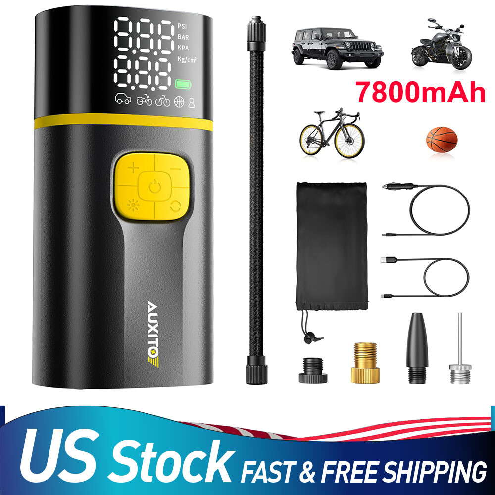 AUXITO Cordless Portable Air Compressor for Car Tires