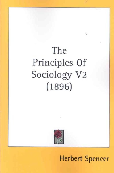 Principles Of Sociology, Paperback by Spencer, Herbert, Like New Used, Free s...