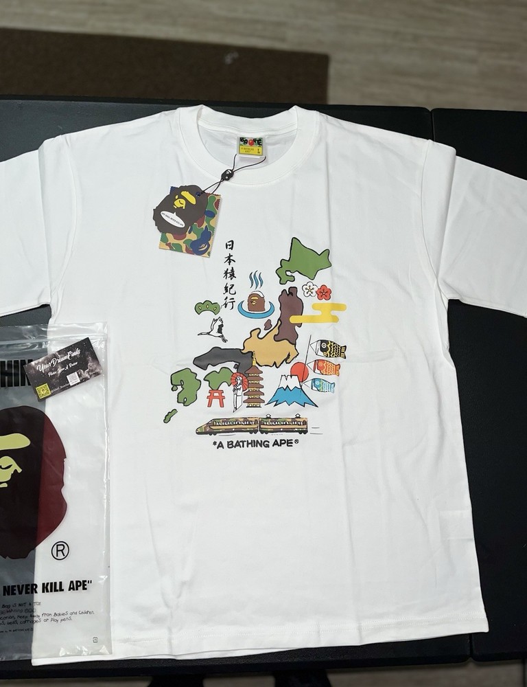 BAPE Japan Culture T-Shirt Size Large