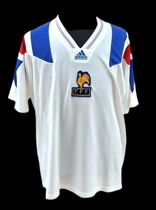France 1992/1993/1994 Away Adidas Football Shirt Jersey Variant Rare Size Xl