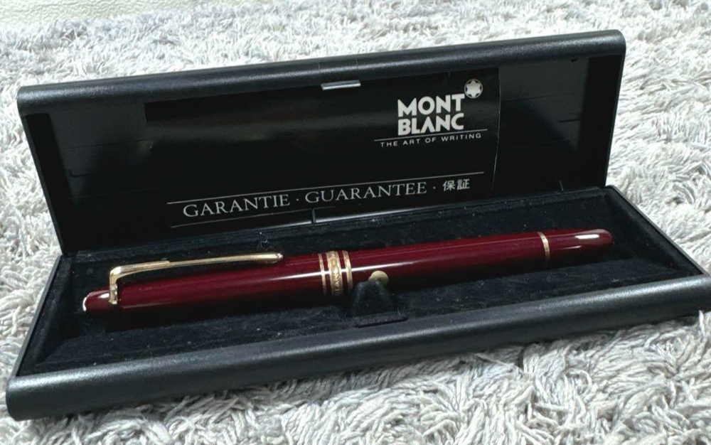 Montblanc Meisterstuck Bordeaux Fountain Pen 14K Gold Nib Japan Import  