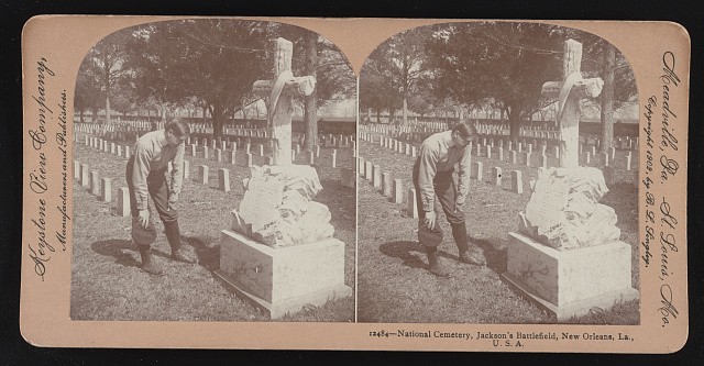Photo:National Cemetery, Jackson's Battlefield, New Orleans, La., U. S. A.