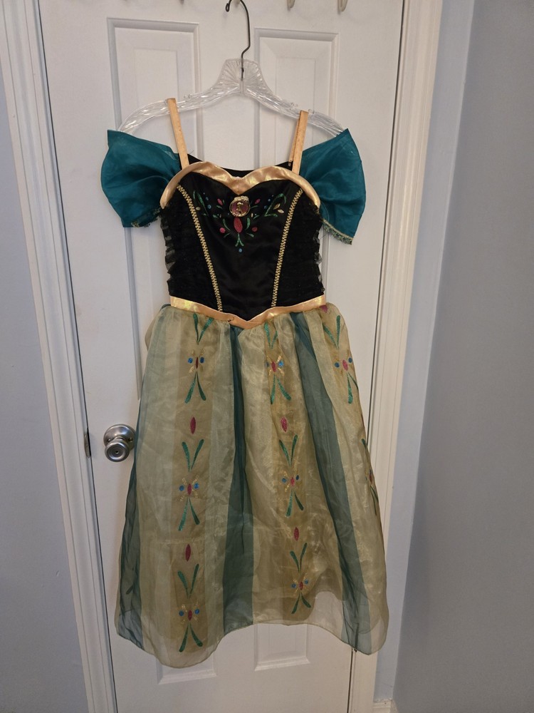 Disney Store Frozen Anna Halloween costume dress-up sz 9-10 