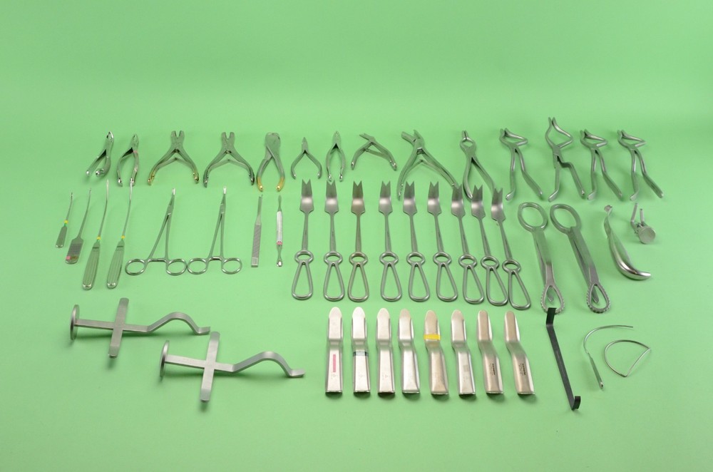 Lot of 48 Assorted KLS Martin Surgical Dental Instruments MRG10477