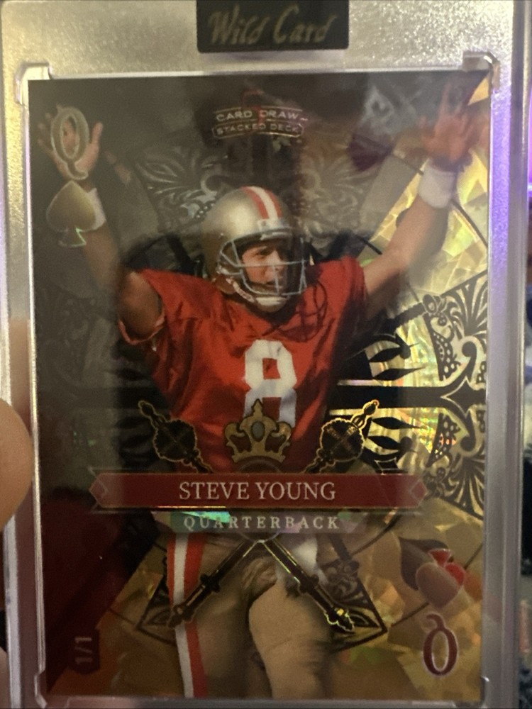 2024 Wild Card 5 Card Draw Stacked Deck Steve Young 1/1